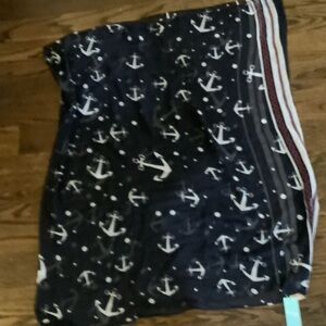 LOF Nautical Navy Anchor Scarf